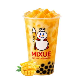 Creamy mango boba 1 Creamy mango boba