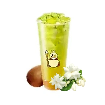 Jasmine green pearl milk tea mixue bubble tea