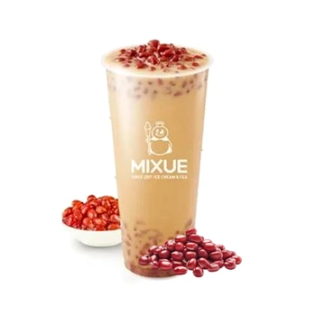 Red bean pearl milk tea Red bean pearl milk tea