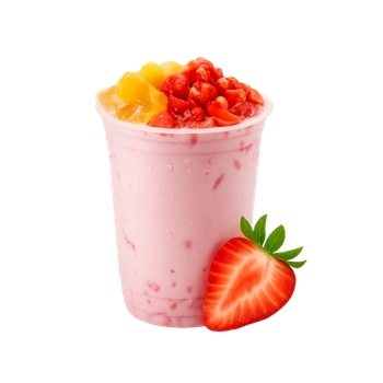 Strawberry creamy drink Strawberry creamy drink