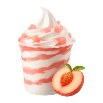 peach sundae peach sundae mixue