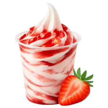 strawberry crispy sundae strawberry crispy sundae